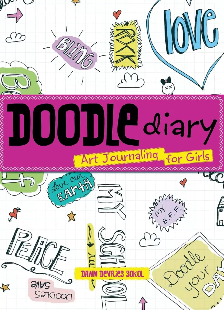 Doodle Journal Girls Journals Notebook